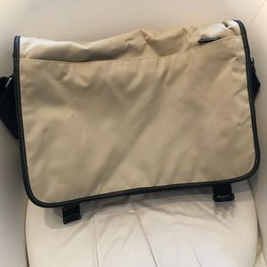 Coach Canvas and Leather Messenger Bag  k055288
